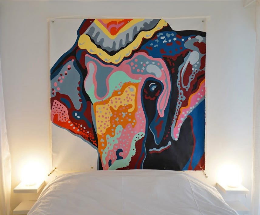 Elephant pop-art michel hasson